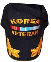 Korea War Veteran Baseball Style Embroidered Hat Black Ball Cap Korean Vet