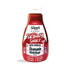 Load image into Gallery viewer, The Skinny Food Co Tomato Ketchup | Virtually Zero Calorie - Keto and Paleo - Fat Free - Sugar Free - Diabetic Friendly - Vegan | for, Gym-Fitness Fans, Weight Loss and Low Carb Diet | 425ml
