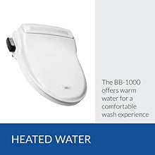 Load image into Gallery viewer, Bio Bidet by Bemis BB-1000W BB-1000 Bidet Toilet Seat, Adjustable Warm Water, Elongated, White
