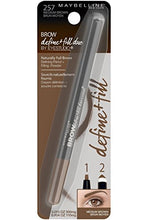 Load image into Gallery viewer, Maybelline Brow Define and Fill Duo 2-in-1 Defining Pencil with Filling Powder, Medium Brown, 0.021 Ounce
