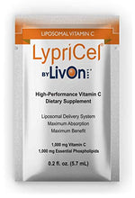 Load image into Gallery viewer, LypriCel Liposomal Vitamin C  30 Packets  1,000 mg Vitamin C Per Packet  Liposome Encapsulated for Maximum Bioavailability  100% Non-GMO

