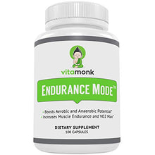 Load image into Gallery viewer, Endurance Mode Endurance Supplement by Vitamonk - Fast Acting Endurance Booster - Break Through Plateaus With Quick V02 Boost Made With All-Natural Cordyceps Sinensis, L-Carnitine L-Tartrate and More
