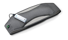 Load image into Gallery viewer, Beurer Portable, Wireless, Heating Belt Pad with Convenient Storage Bag, Rechargeable for Indoor and Outdoor Use, Pain Relief, Dark Grey, 16 Oz
