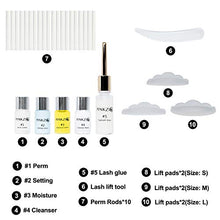 Load image into Gallery viewer, PINKZIO Lash Lift Kit, Eyelash Perm Kit, Professional Eyelash Lash Extensions, Lash Curling, Semi-Permanent Curling Perming Wave Suitable For Salon and Private Use
