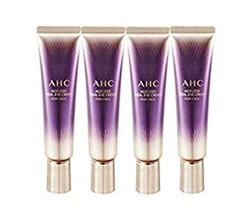AHC 2019 New Season 7 Ageless Real Eye Cream for Face 1 Fl Oz 30ml x 4 Anti-Wrinkle Brightness Contains Collagen