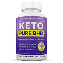 Load image into Gallery viewer, Keto Pure BHB Pills Advanced BHB Ketogenic Supplement Real Exogenous Ketones Ketosis for Men Women 60 Capsules 2 Bottles
