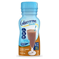 Glucerna, Diabetes Nutritional Shake, To Help Manage Blood Sugar, Chocolate Caramel, 8 fl oz (Pack of 24)