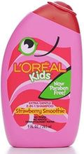 Load image into Gallery viewer, L&#39;Oreal Kids 2-in-1 Shampoo Strawberry Smoothie 9 oz (Pack of 7)
