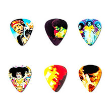 Load image into Gallery viewer, Dunlop JHPT08H Jimi Hendrix Frontline Pick Tin, Assorted, Heavy, 6 Picks/Tin
