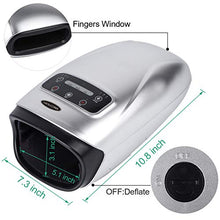 Load image into Gallery viewer, iVOLCONN Hand Massager with Heat for Arthritis and Carpal Tunnel, Cordless Electric Hand Massager Machine with 3 Levels Intensity Compression Massage for Wrist,Plam,Fingers Pain Relief
