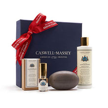 Load image into Gallery viewer, Caswell-Massey Centuries Sandalwood Gift Set - Includes Sandalwood Bath Soap, Body Cream and Eau de Toilette Spray in Beautiful Gift Box With Ribbon
