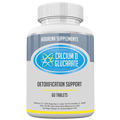 Calcium D Glucarate 500mg- CDG for Estrogen Management, Cleanse, Menopause, Liver Detox, Prostate, Breast Health | 60 Tablets Cal D Glucarate Supplements
