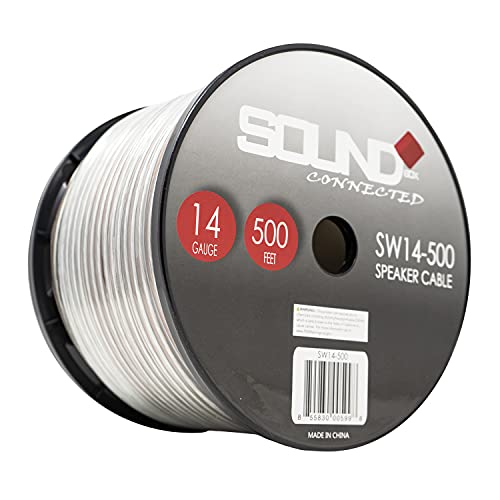 SoundBox Connected 14 Gauge 500' Speaker Wire Home/Car Spool