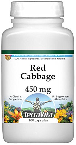 Red Cabbage - 450 mg (100 Capsules, ZIN: 519446)