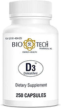 Load image into Gallery viewer, Bio-Tech Pharmacal Vitamin D3 (D3 1k IU, 250 Count)
