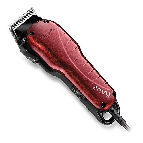 Andis 66215 Professional Envy Hair Clipper with Adjustable Blade, RED