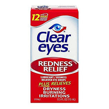 Load image into Gallery viewer, Clear Eyes Redness Relief Lubricant Redness Relief Eye Drops, 0.5 oz
