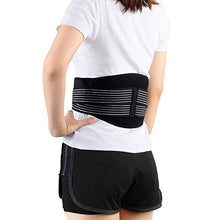 Load image into Gallery viewer, Heated Waist Belt, Lower Back Brace Support Heating Pad, for Warming Back, Stomach Abdominal Tension, Portable Electric USB Belly Wrap for Waist Warm Abdomen, Fits Men Women, Power Bank Not Included
