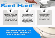 Load image into Gallery viewer, Sani-Hani - Toilet Seat Lifter Handle - Safer - More Sanitary - Potty Training - Durable ABS Plastic - Home &amp; Business
