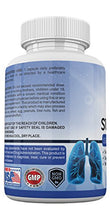 Load image into Gallery viewer, Lung Support Dietary Supplements Herbal Breathing Support 10 Active Ingredients Original Formula for Lung Health Lung Cleanse Formula Supplement for Bronchial System 60 Capsules Non GMO by Amate Life
