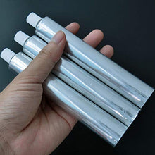 Load image into Gallery viewer, Jtkens Aluminum Empty Toothpaste Tubes with Needle Cap Unsealed Tube Silver (30PCS, 30ML)
