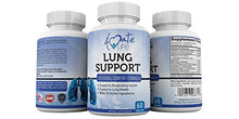 Load image into Gallery viewer, Lung Support Dietary Supplements Herbal Breathing Support 10 Active Ingredients Original Formula for Lung Health Lung Cleanse Formula Supplement for Bronchial System 60 Capsules Non GMO by Amate Life
