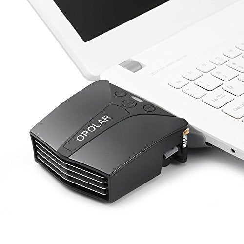 Opolar LC05 Laptop Cooler with Vacuum Fan (Rapid Cooling, Auto-Temp Detection, 13 Wind Speed, Unique Clamp Design, Compatible with Cooling Pads)