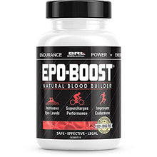 Load image into Gallery viewer, EPO-BOOST Natural Blood Builder Sports Supplement. RBC Booster with Echinacea &amp; Dandelion Root for Increased VO2 Max, Energy, Endurance (1-Pack)
