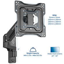 Load image into Gallery viewer, VIVO Premium Aluminum Single TV Wall Mount for 23 to 43 inch Screens, Adjustable Arm, Fits up to VESA 200x200, MOUNT-G200B
