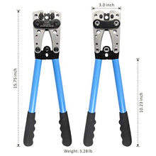 Load image into Gallery viewer, IWISS Cable Lug Crimping Tool for Heavy Duty Wire Lugs,Battery Terminal,Copper Lugs AWG 8-1/0

