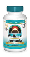 Source Naturals Wellness Formula Bio-Aligned Vitamins & Herbal Defense for Immune System Support - Dietary Supplement & Immunity Booster - 120 Capsules