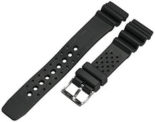 Load image into Gallery viewer, Voguestrap TX2031BK Allstrap 20mm Polyurethane Black Watch Strap
