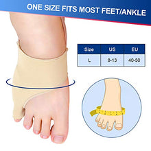 Load image into Gallery viewer, Tailors Bunion Corrector Pinky Toe Pain Relief Pad Soft Silicone Gel Bunion Pads with Anti-Slip Strap, Little Toe Cushions Spacer Guard Bunionette Corrector for Calluses, Blisters, Corns
