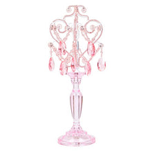 Load image into Gallery viewer, Tadpoles Modern Chandelier Table Lamp Decorative Office Desk Lamp Nightstand Room Lamp Bedside Night Light Lamp - Pink Sapphire
