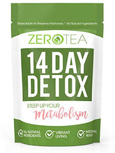 Load image into Gallery viewer, Zero Tea 14 Day Detox Tea, Teatox Herbal Tea for Cleanse
