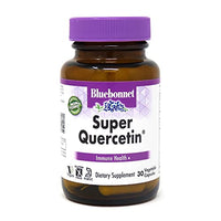 Bluebonnet Nutrition Super Quercetin Vegetable Capsules, Vitamin C Formula, Best for Seasonal & Immune Support, Non GMO, Gluten Free, Soy Free, Milk Free, Kosher, 30 Vegetable Capsules