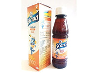 Cod Liver Oil Orange for Kids with Vitamins A & D Scott's Emulsion - 7.05 Oz (200ml.) (Packs of 2)