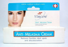 Load image into Gallery viewer, Vin 21 Cream Anti Melasma Reduces Age Spots, Sun Spots, Pigmentation, Freckles 15 G.
