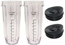 Load image into Gallery viewer, Blendin 2 Pack 32 Ounce Cup with Sip N Seal Lids, Compatible with Nutri Ninja Auto-iQ 1000W and Duo Blenders
