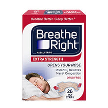 Load image into Gallery viewer, Breathe Right Nasal Strips, Extra, 26-Count Box
