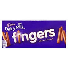 Load image into Gallery viewer, Cadbury Cookie Fingers Milk, 4.8 oz
