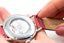 Load image into Gallery viewer, Hirsch Liberty Leather Watch Strap - Brown - L - 20mm / 18mm - Shiny Silver Buckle - Artisan Calf Leather Band
