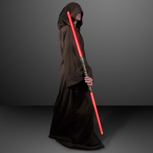 FlashingBlinkyLights Double Sided Swords Sabers with Red LEDs & Sounds