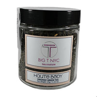 BIG T NYC Haute Body Green Tea | 100% Organic Loose Leaf Mao Feng | High in Metabolism-Boosting EGCG - 30 Grams in Glass Jar