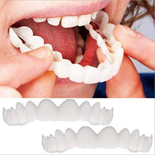 Load image into Gallery viewer, DaMai Denture Cosmetic Teeth, 1 Pair Cosmetic Dentistry Snap On Instant Perfect Smile Comfort Fit Flex Teeth Veneers Teeth Cosmetic Sticker
