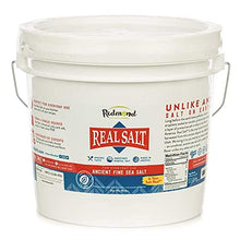 Load image into Gallery viewer, Redmond Real Sea Salt - Natural Unrefined Gluten Free Fine, 10 Pound Bucket
