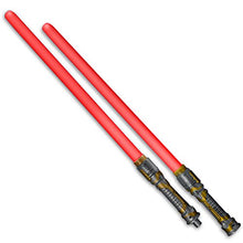 Load image into Gallery viewer, FlashingBlinkyLights Double Sided Swords Sabers with Red LEDs &amp; Sounds

