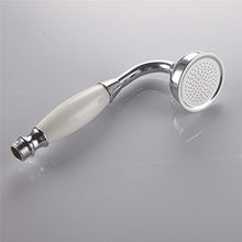 Load image into Gallery viewer, Shile Traditional Brass Ceramics Telephone Handheld Shower Head Chrome Finish with 1.5 Meter Hose for Bathroom
