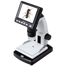 Load image into Gallery viewer, Koolertron 3.5&quot; LCD Digital Microscope with 5MP Image Sensor 1200x Digital Zoom, USB connectable Portable with LCD Display 20-300x Optical Zoom 5Mpix Digital Camera Stand-Alone Measurement
