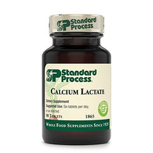 Load image into Gallery viewer, Standard Process Calcium Lactate - Immune Support and Bone Strength - Bone Health and Muscle Supplement with Magnesium and Calcium - 90 Tablets
